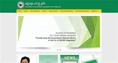 Desktop Screenshot of agap.org.ph